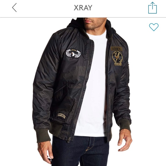 Bomber/Hoodie Jacket - Picture 1 of 15